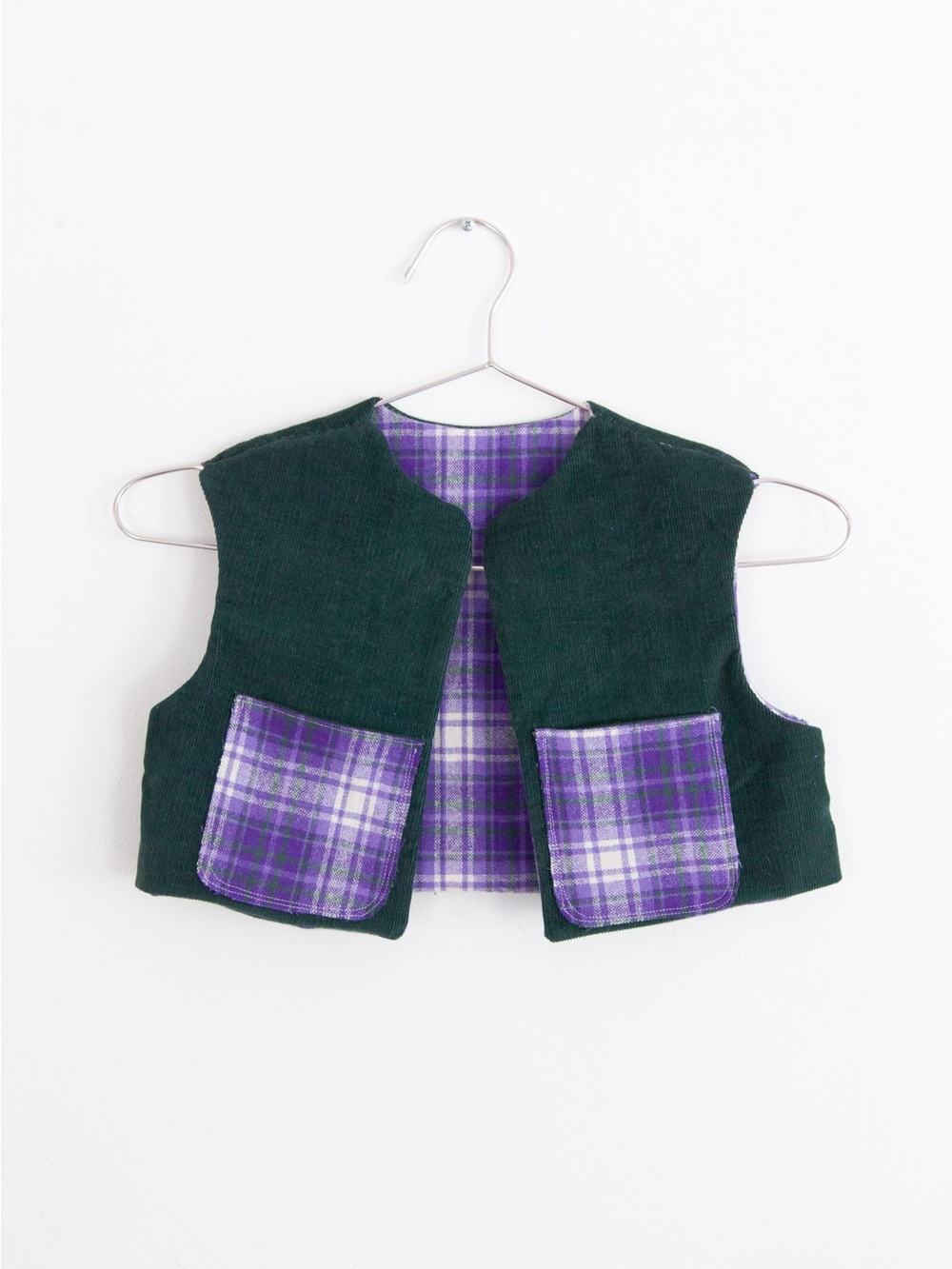 Handmade Reversible Kids Vest
